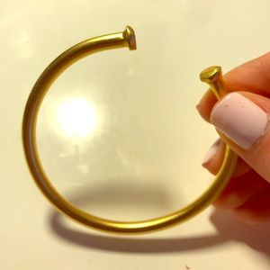 Matte gold bangle